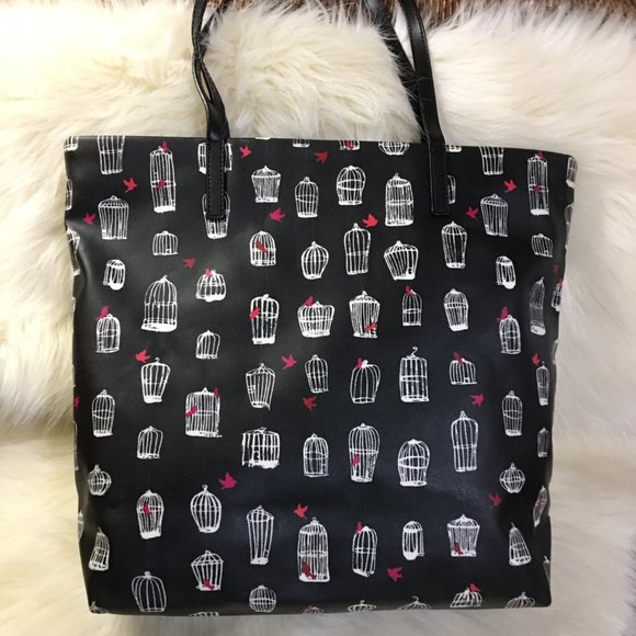 SOLD! Kate SPADE BON SHOPPER Large Birdcage Tote - Picture 16 of 16